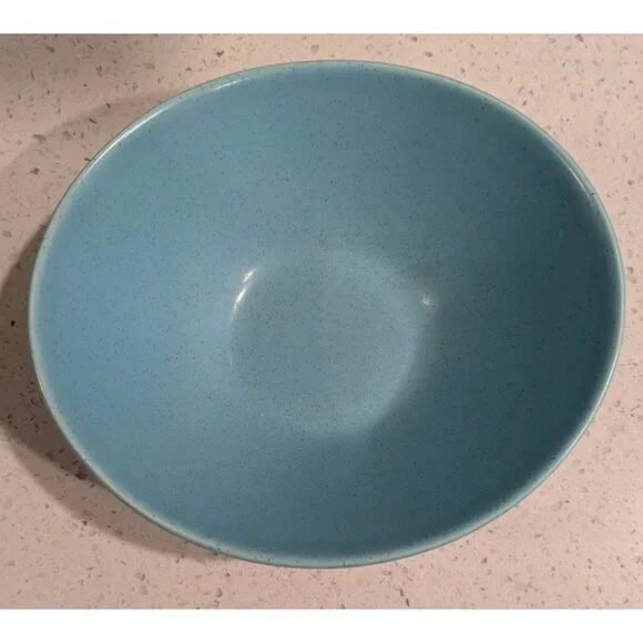 Vernon ware Heavenly days Speckled Blue Ceramic Chowder Bowl - Picture 6 of 10